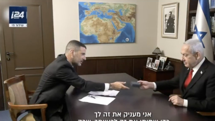 שרון גל מראיין את בנימין נתניהו לערוץ 15 I24NEWS