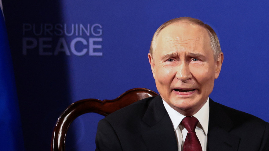 ולדימיר פוטין בפגישה עם טראמפ באלסקה