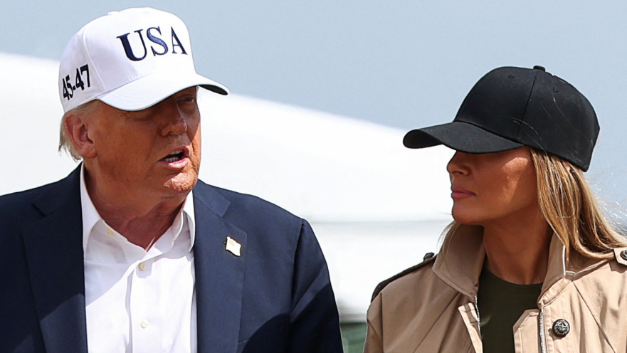 דונלד ומלניה טראמפ