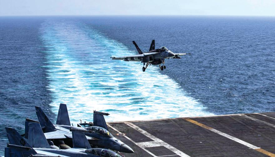 נושאת המטוסים אברהם לינקולן (צילום: רויטרס)