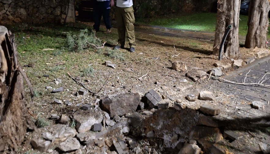 זירת הנפילה בגבעת-שמואל (צילום: תיעוד מבצעי מד"א)