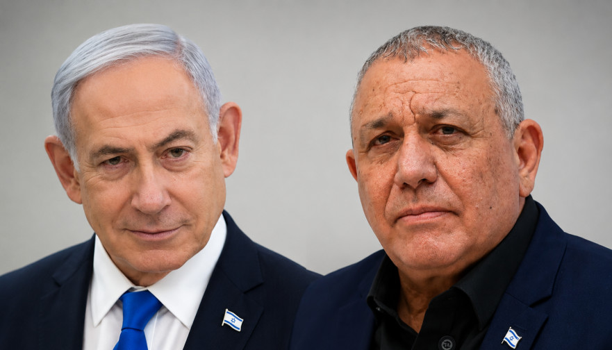 גדי איזנקוט, בנימין נתניהו (צילום: אבשלום ששוני,יונתן זינדל, פלאש 90)