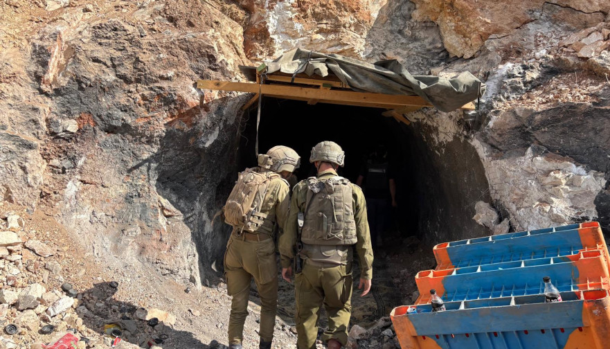 הכניסה למנהרה בבופור (צילום: אבי אשכנזי)