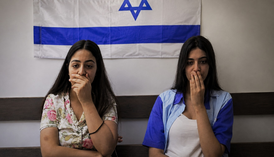 אגם צרפי ושילת חוטה (צילום: מארק ישראל סלם,עיבוד מחשב: מעריב אונליין)