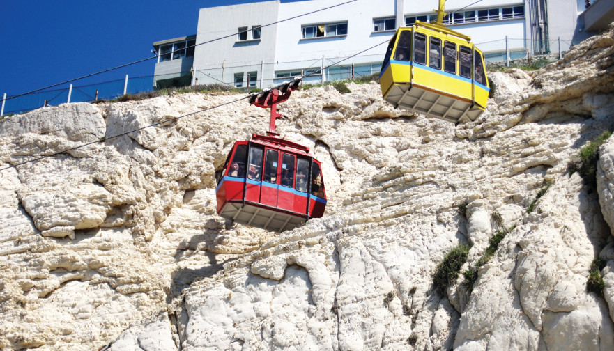 רכבל ראש הנקרה  (צילום: הדר יהב)