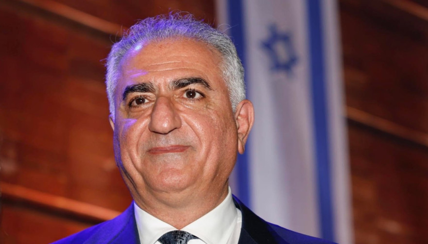 רזא פהלווי בעצרת יום השואה (צילום: מרק ישראל סלם)