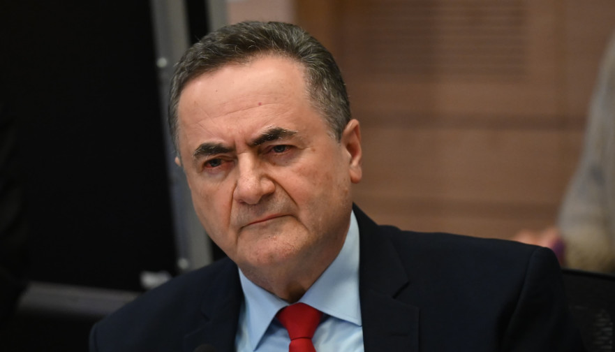 ועדת חוץ וביטחון בכנסת, שר הביטחון ישראל כ"ץ (צילום: יואב דודקביץ/TPS)