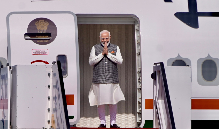 נרנדרה מודי בכנסת: "יש לנו קהילה חזקה שגרה פה - הם תורמים לבניית ישראל המודרנית"