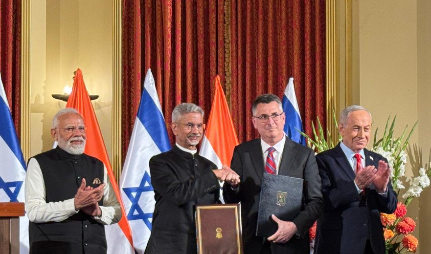 יחסים אסטרטגיים: שורת הסכמים בין ישראל להודו
