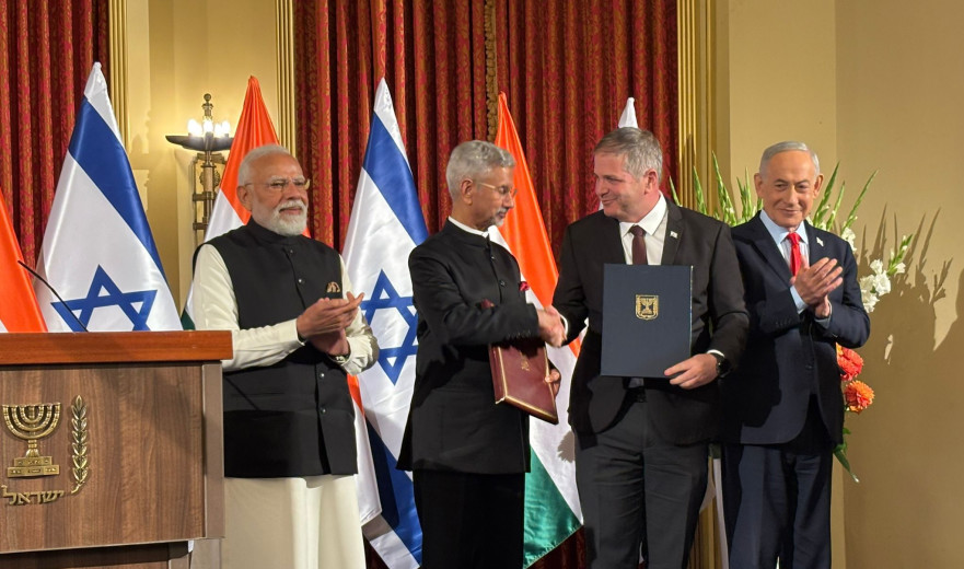 מודי ונתניהו בירושלים: ישראל והודו מחברות AI לכיתות הלימוד