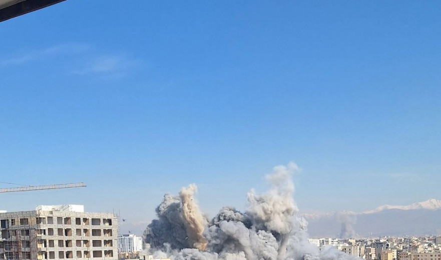 פיצוץ אדיר במחסן נשק איראני בבושהאר | צפו