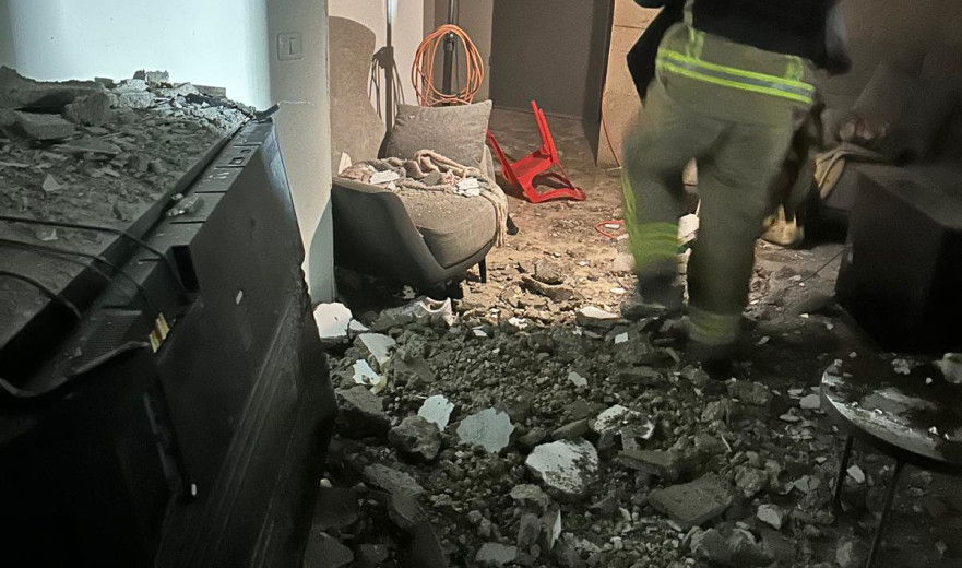 כבאות והצלה: פגיעה ישירה בבית בחניאל- ללא נפגעים