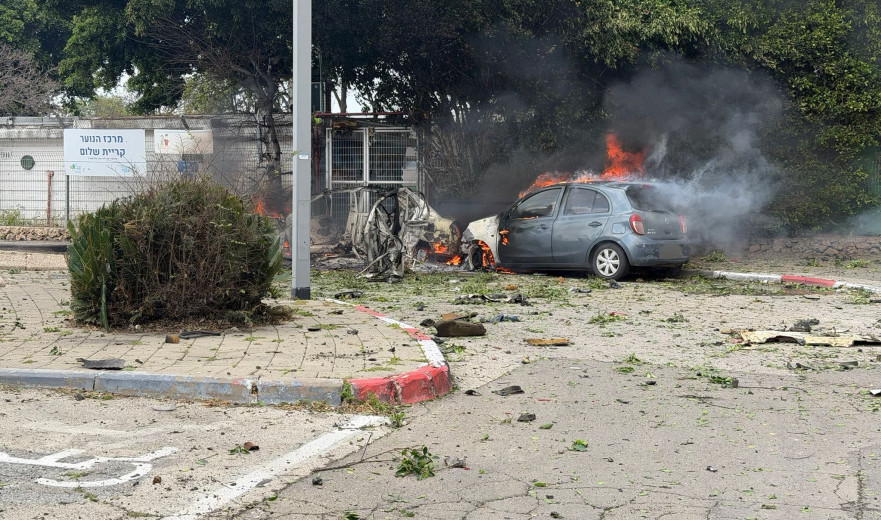 הירי למרכז: 2 גברים נפצעו קל