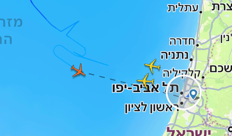 מטוסי אל על וארקיע שחגו מעל הים - נחתו בשלום בנתב"ג