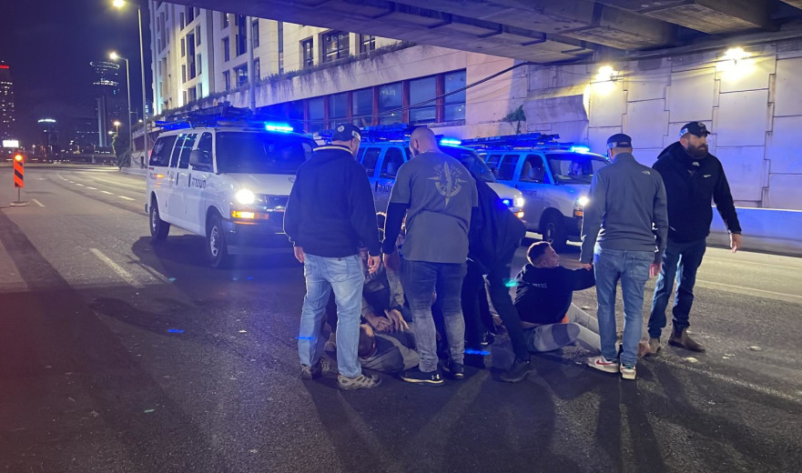 לאחר שמכת"זית הגיעה למקום: איילון צפון נפתח לתנועה 