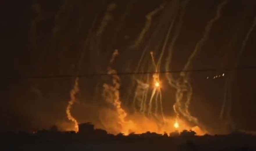 הפלסטינים טוענים: צה"ל מפציץ מהאוויר ברפיח וברחבי ח'אן יונס