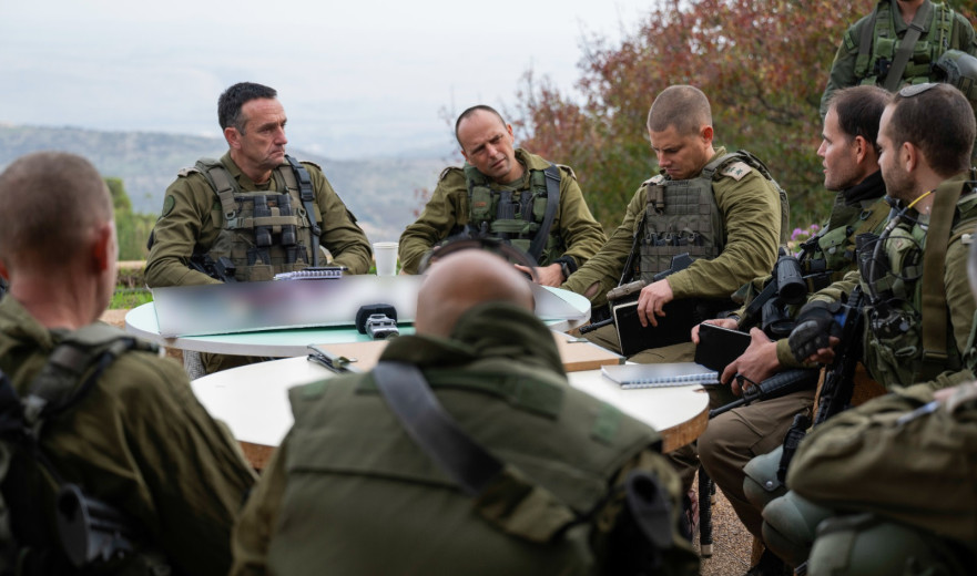 הרמטכ״ל בגבול לבנון: מבינים שכאן זה צריך להיגמר בשינוי מצב מאוד ברור