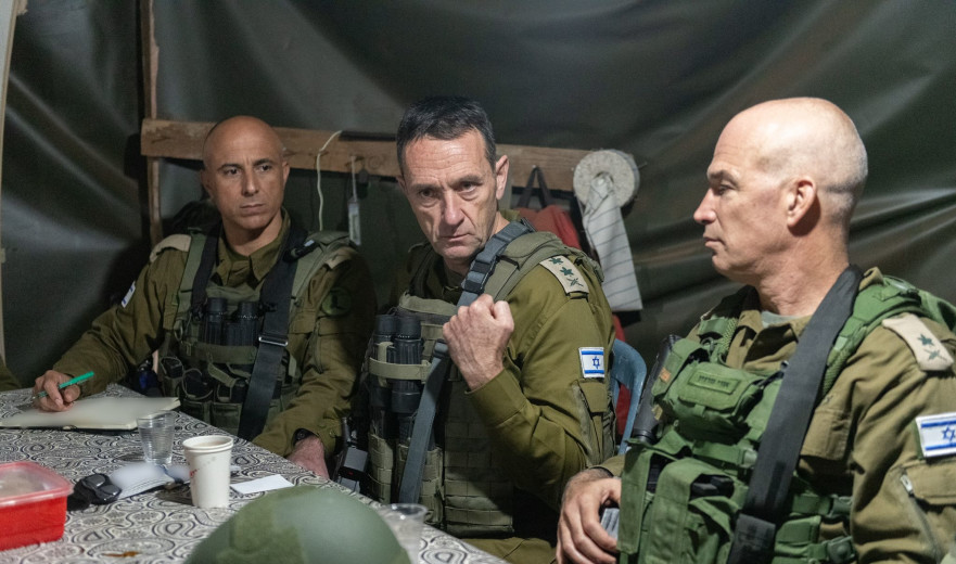 הרמטכ״ל בגבול לבנון: "אנחנו במוכנות חזקה מאוד בצפון, מתמקדים בלחימה בחמאס"