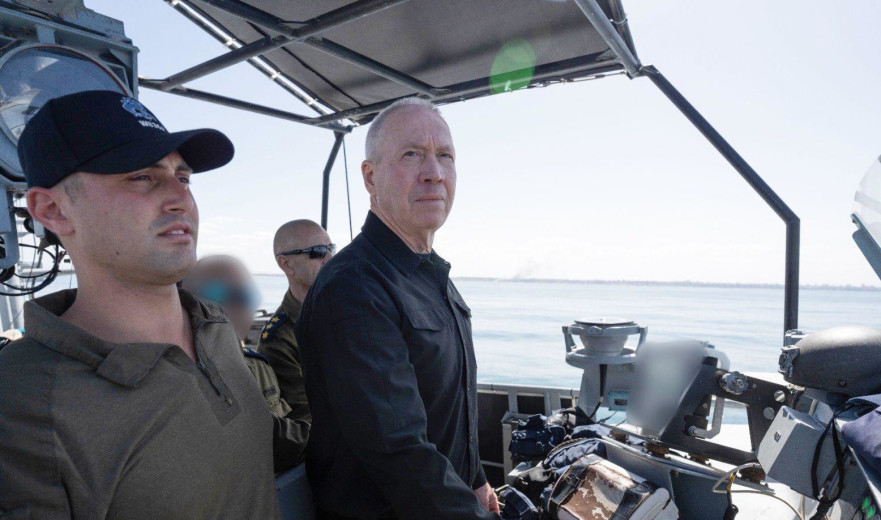 גלנט: "נתיב הסיוע הימי יקדם את מיטוט שלטון החמאס, הסיוע יגיע למי שצריך"