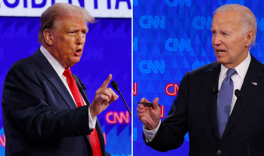 ביידן VS טראמפ: העימות הנשיאותי הראשון יוצא לדרך