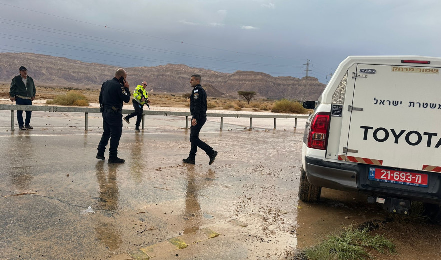כביש 90 נחסם לתנועה עד עין גדי: דרכי הגישה לאילת וממנה חסומות