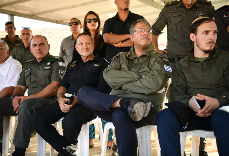 השר איתמר בן גביר בביקור במשמר הגבול