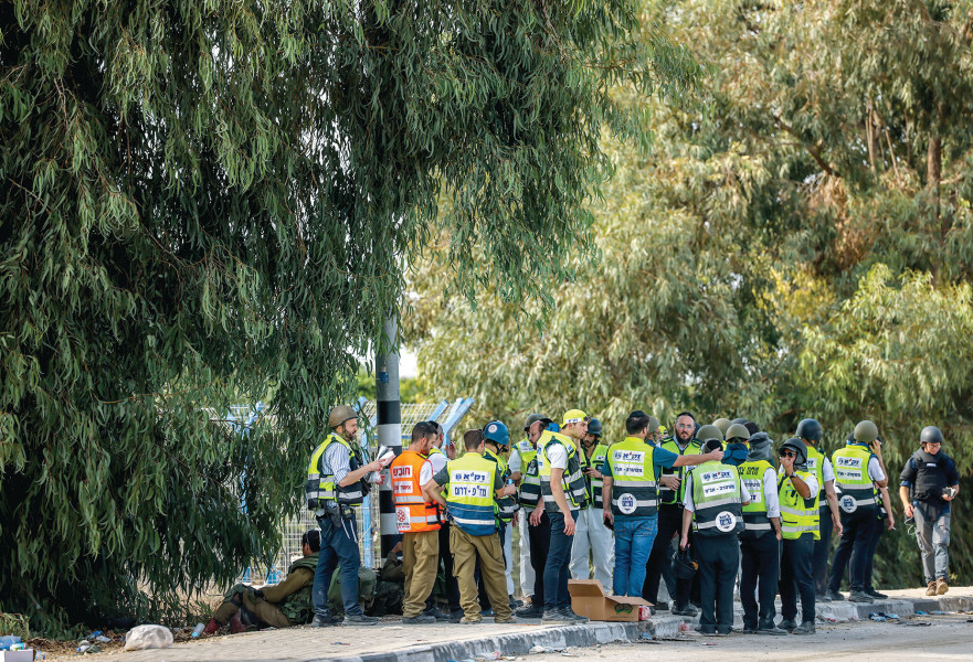 צוותי זק''א בכפר עזה
