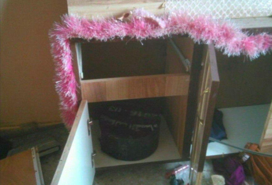 אמצעי לחימה שאותרו בבית בעזה