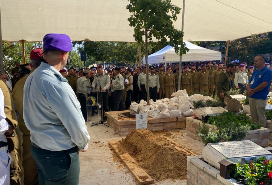 הלווייתו של אלוף משנה אסף חממי ז''ל