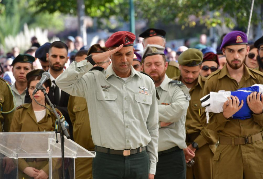 הלווייתו של אלוף משנה אסף חממי ז''ל