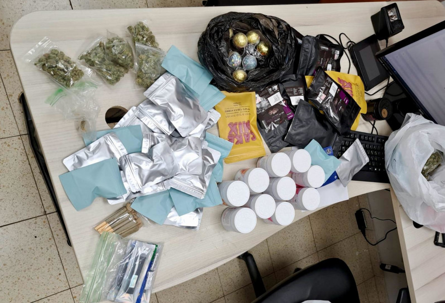 הממצאים שנתפסו בפעילות בלשי יל''פ ציון