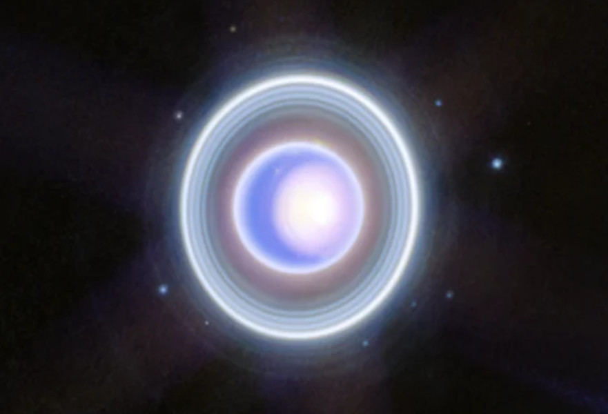 כוכב הלכת אורנוס, כובע הקוטב הצפוני העונתי