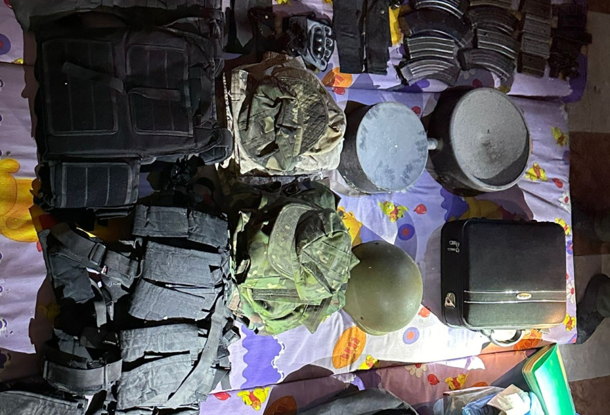 פעילות כוחות אוגדה 99 ואמצעי הלחימה שאותרו, ביניהם אמצעי לחימה שאותרו בחדר ילדים ובצעצועים