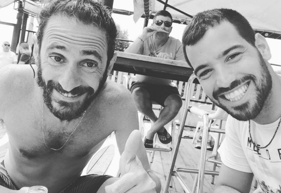 החברים מפעם. יורם זק ועמרי בן נתן (צילום: אינסטגרם)