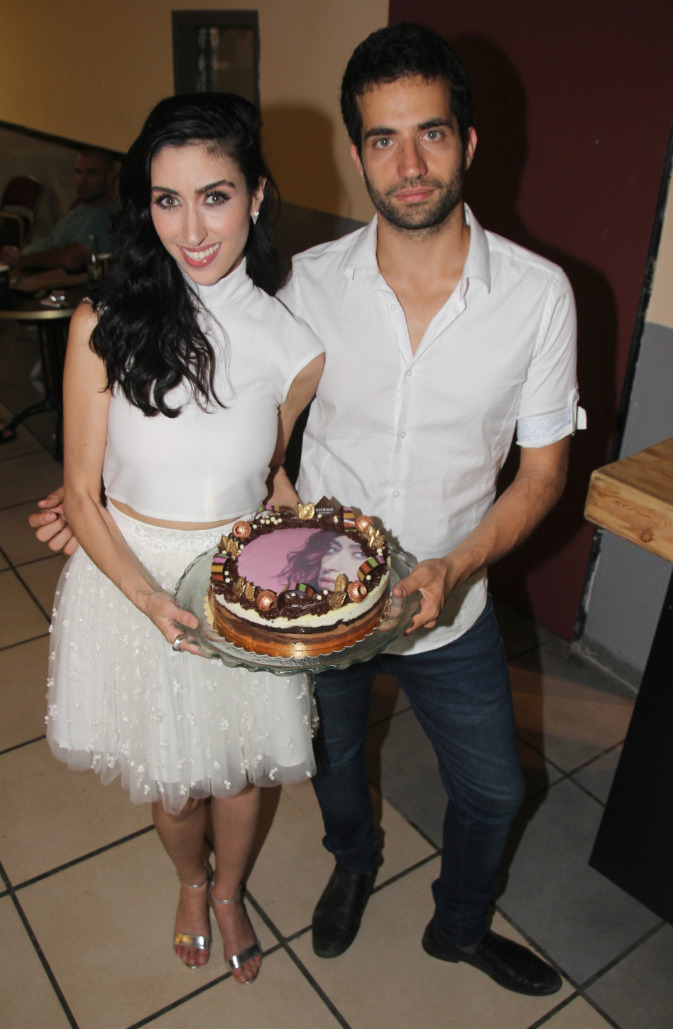 הילה סעדה ואלי בוכריס (צילום:אור גפן)