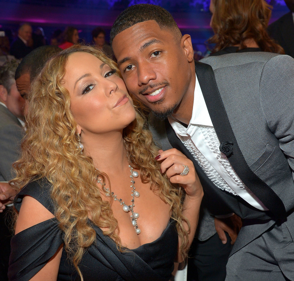 הוא יודע. מריה קארי עם ניק קאנון (גטי)