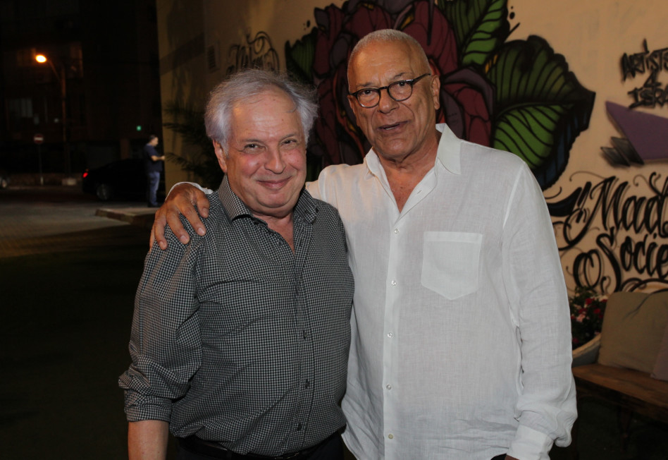 דוד אפרתי ושאול אלוביץ' (צילום: רפי דלויה)