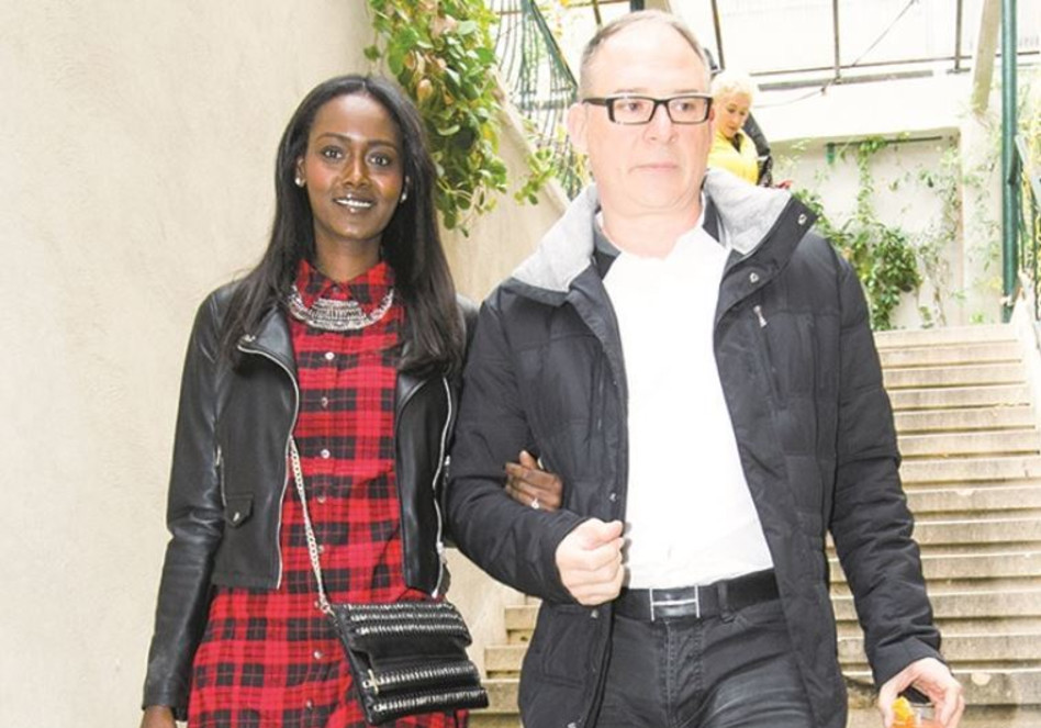 מישל מרסייה עם טהוניה רובל (צילום: רפי דלויה)