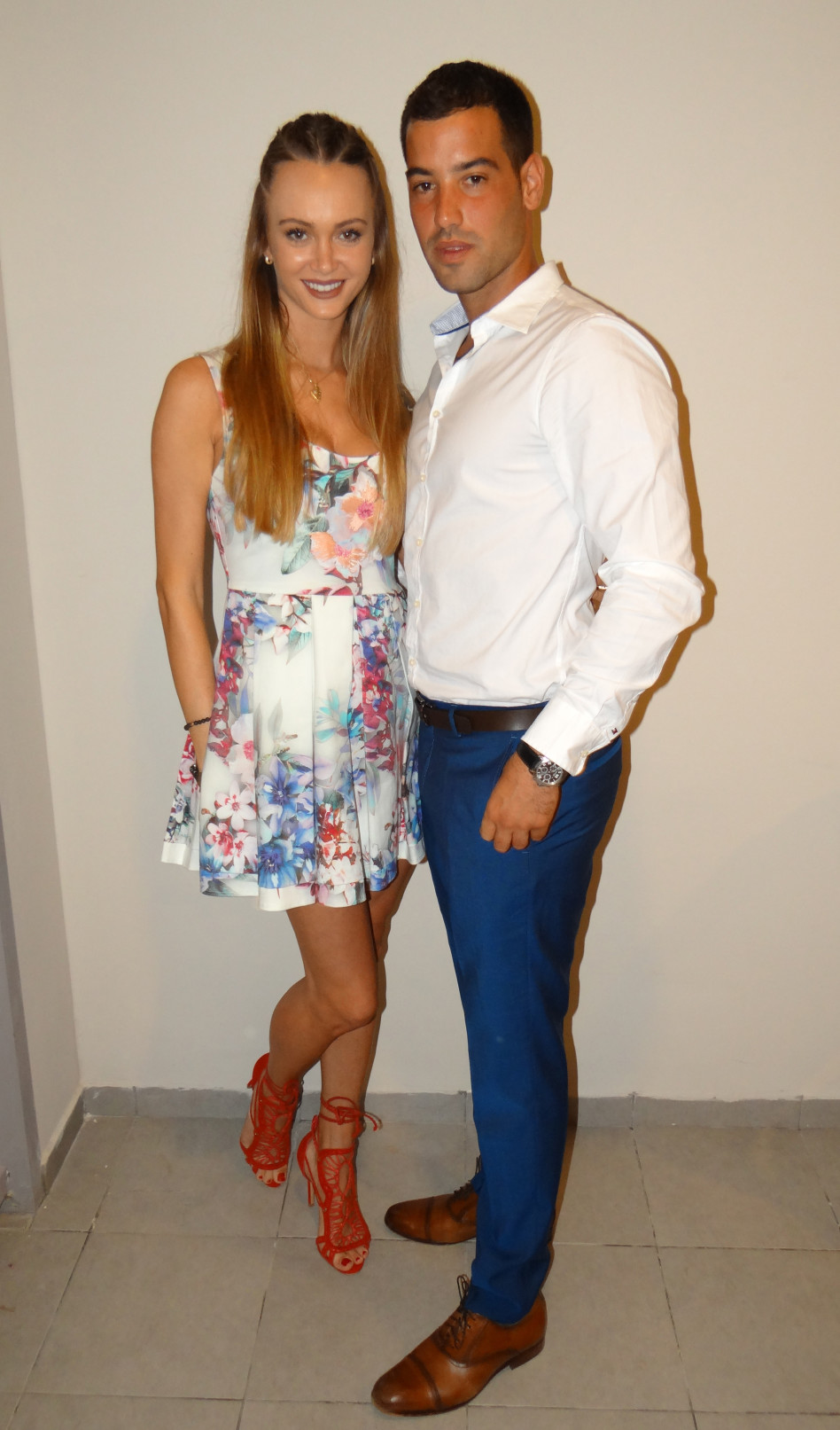 מצוחצחים ומוכנים לג'וב החדש. קסניה טרנטול ועמרי בן נתן (צילום: אור גפן)