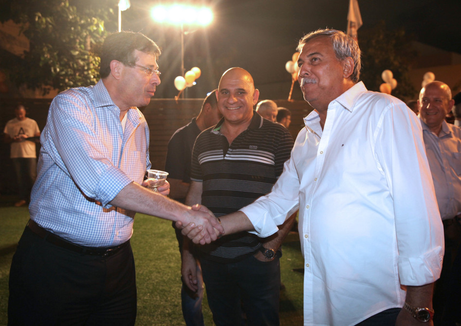 נחום ביתן ואלדד פרשר (צילום: אבשלום שושני)