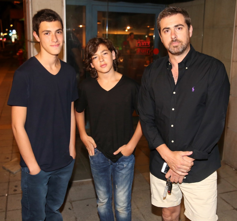 הביא איתו את הבנים. יפתח קליין