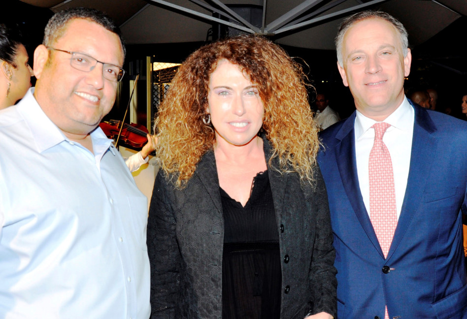 גיא קליימן, סטלה הנדלר ומשה ליאון (צילום: דניאל כהן)