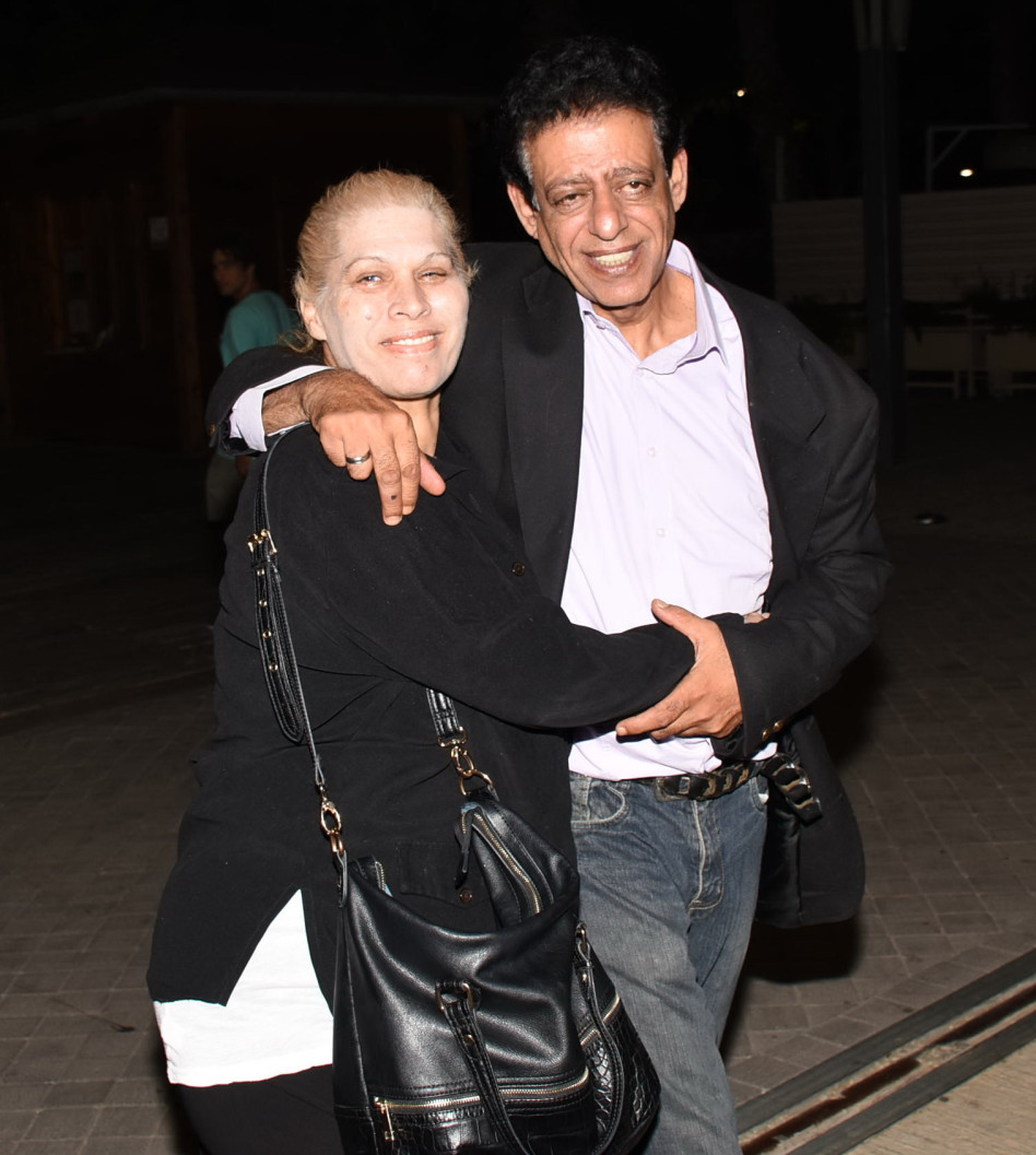 סיפור של אהבה. שימי תבורי ויהודית באומן (צילום: אביב חופי)