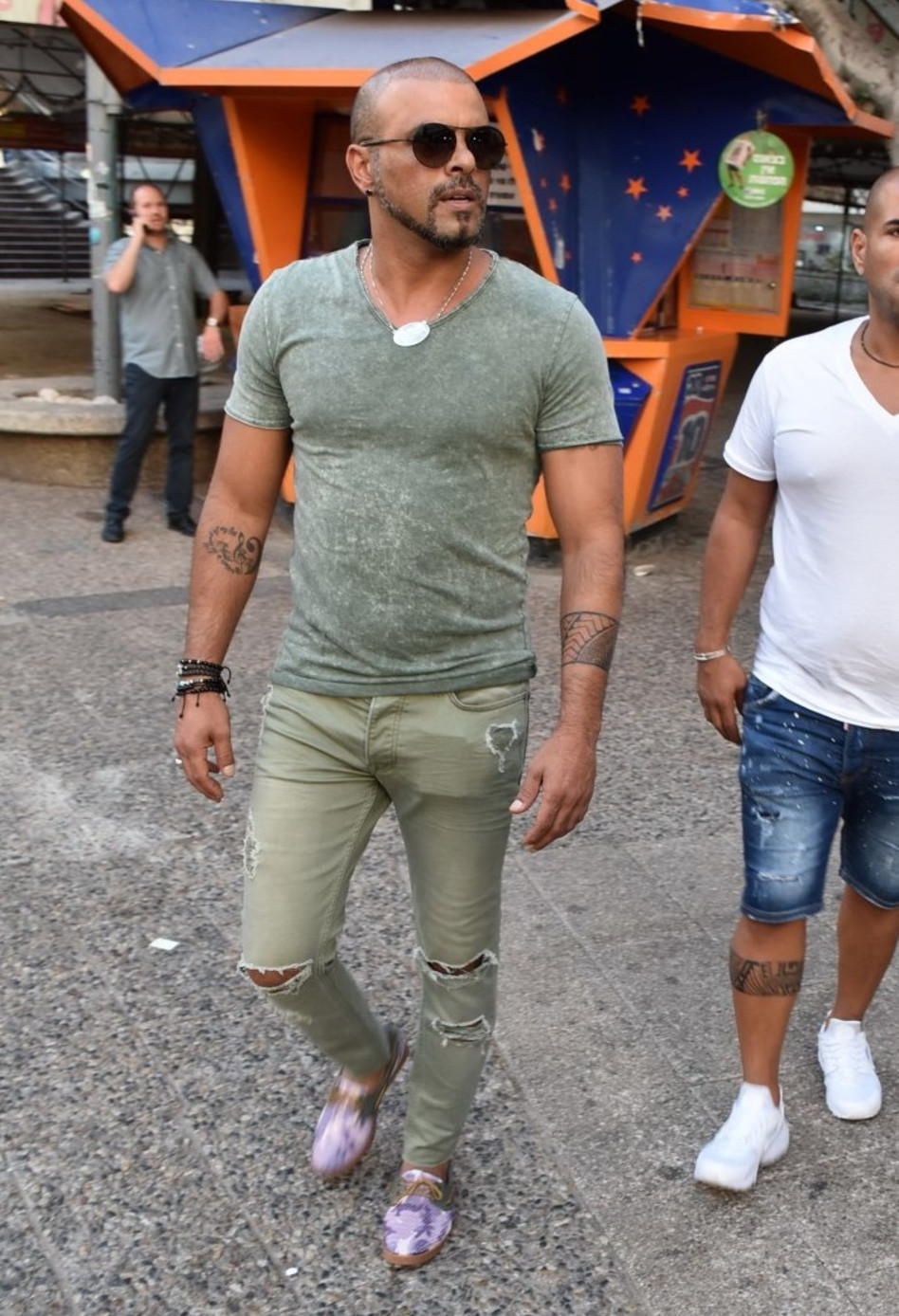 מגיע! אייל גולן (צילום: אביב חופי)