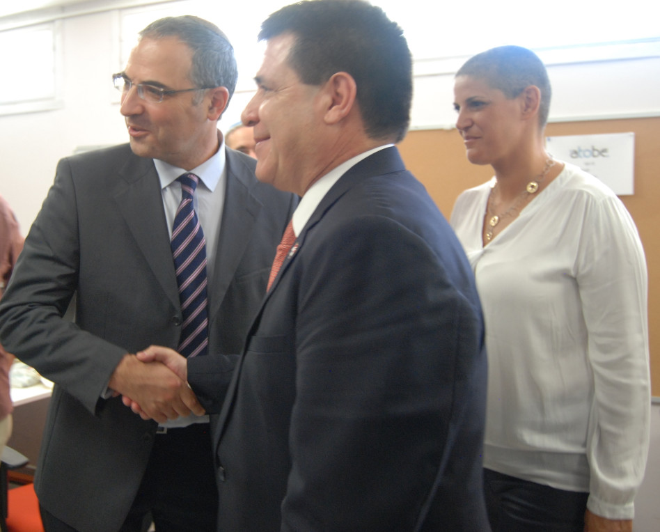 שלומציון לולו, ישי פרנקל והוראסיו קארטס  (צילום: מולי הראל)