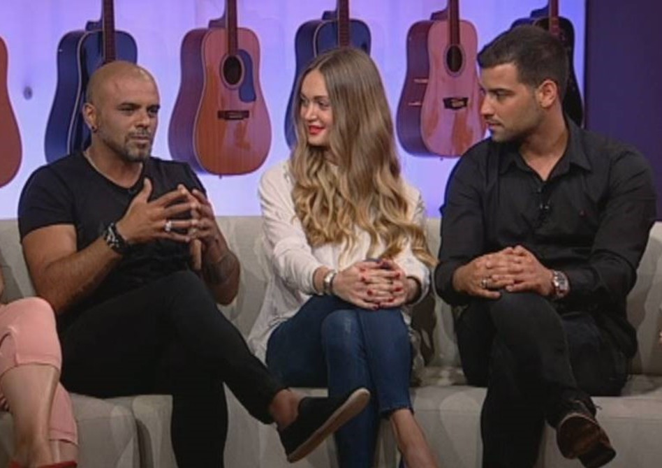 קרא להם. אייל גולן עם עמרי בן נתן וקסניה טרנטול (צילום מסך)