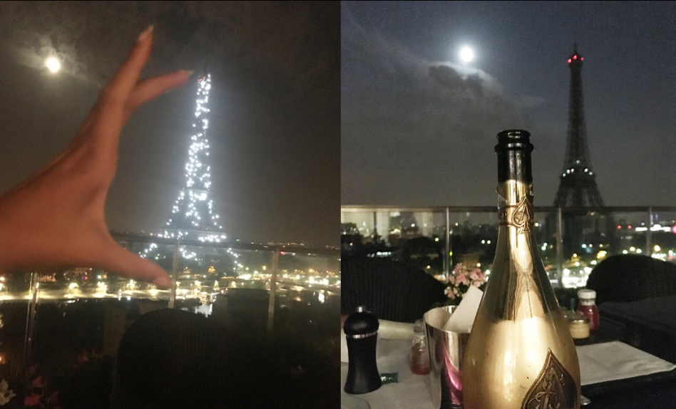 אין כמו בקבוק יין טוב, במרפסת צנועה...בפריז (צילום: צילום מסך, אתר beyonce.com)