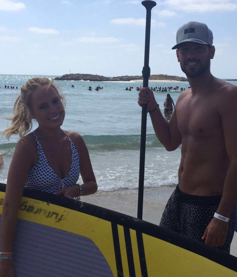 עולה על הגל? עמרי בן נתן ודניאלה אלטר (צילום: צילום גולשים)