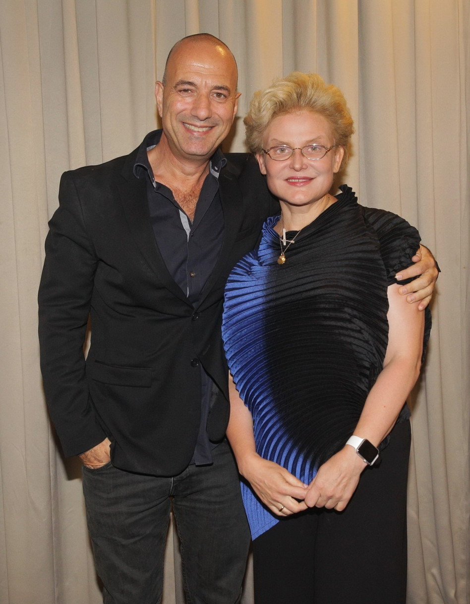 ילנה מלישיבה עם איילון זרמון (צילום: שוקה כהן)