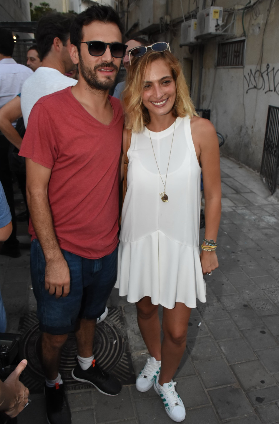 הזוכה שלה. אלירז שדה ואילנית לוי (צילום: אביב חופי)